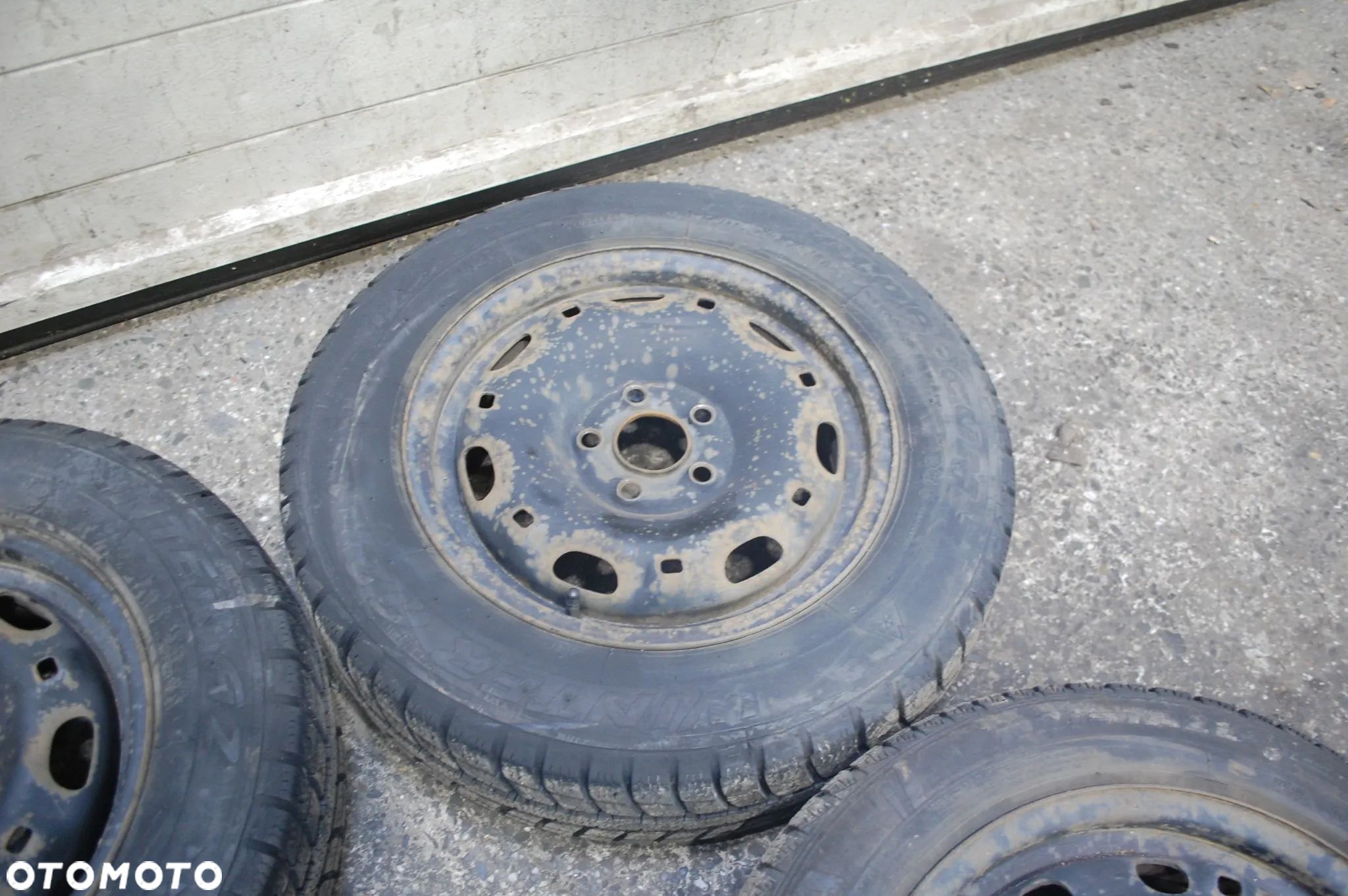 KOŁA FELGI STALOWE + OPONY ZIMOWE 165/70R14 5X100 6Q0601027H ET35 6J VW POLO IV SEAT SKODA 6Q0601027C - 16