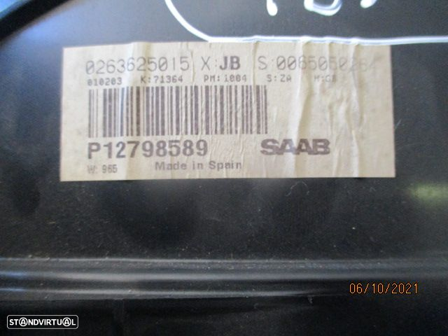 Quadrante 12798589 SAAB 93 2003 2.2Tid KM/H Digital - 5