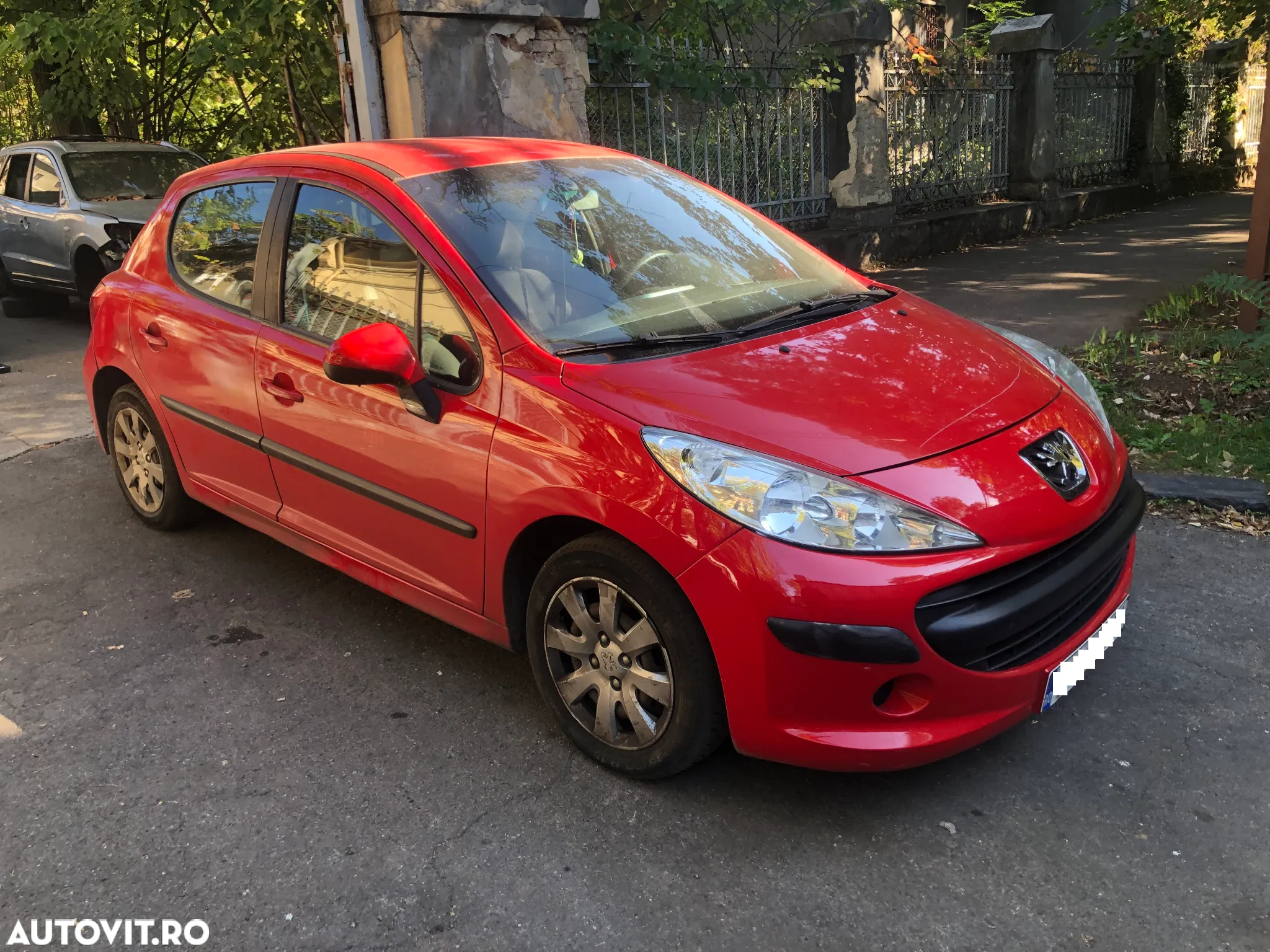 Aripa stanga/Aripa dreapta fata Peugeot 207 rosu - 2
