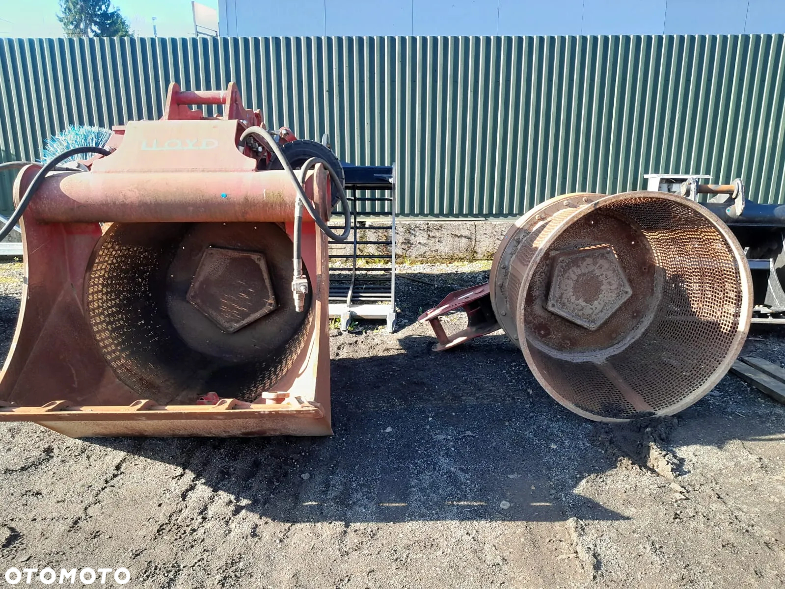 Łyżka ażurowa przesiewająca sortująca hydrauliczna bębnowa przesiewacz do koparki szerokość 130cm. - 19