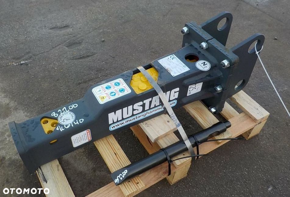 Młot wyburzeniowy hydrauliczny MUSTANG HAMMER HM100 koparka 1-2,5 tony - 1