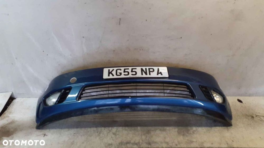 $ ZDERZAK PRZÓD PRZEDNI DO FORD FIESTA MK6 VI LIFT FL HALOGENY C6 NIEBIESKI - 1