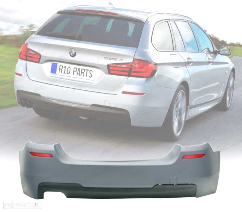 PARA-CHOQUES TRASEIRO BMW F11 TOURING LOOK M - 1