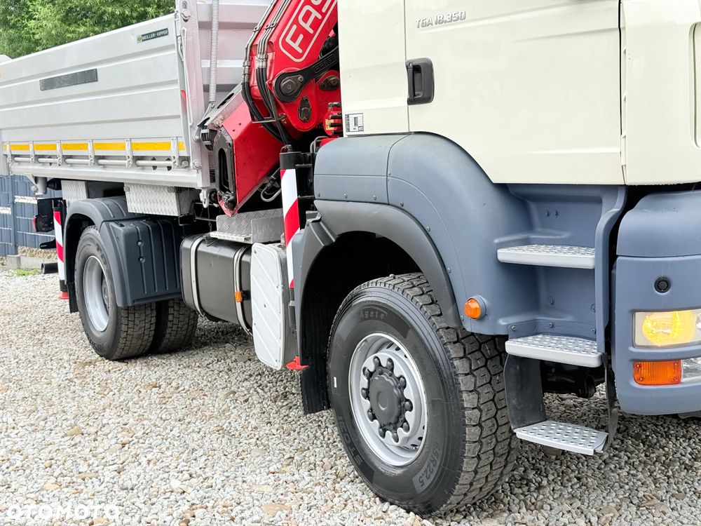 MAN * MAN TGA 18-350 * 4x4 * HDS Fassi 235 CXP * Kiper Wywrotka * Sprowadzony* Bardzo Dobry Stan * - 33