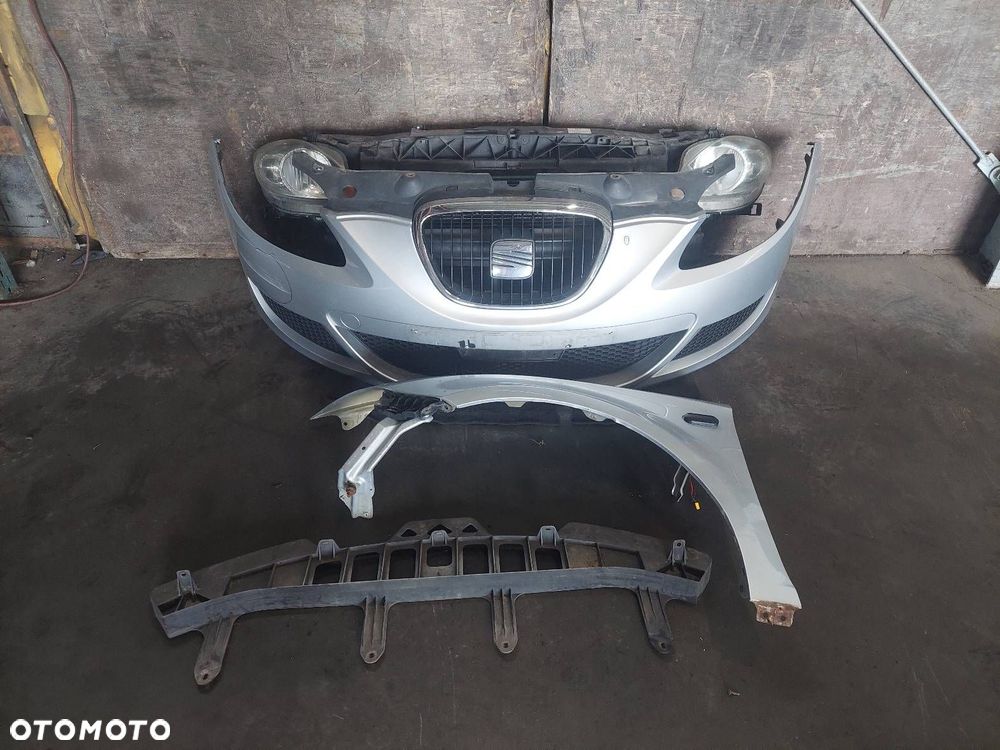 KOMPLETNY PRZÓD ZDERZAK PRZÓD BŁOTNIK LEWY LAMPY PAS SEAT LEON II LS7Y - 1