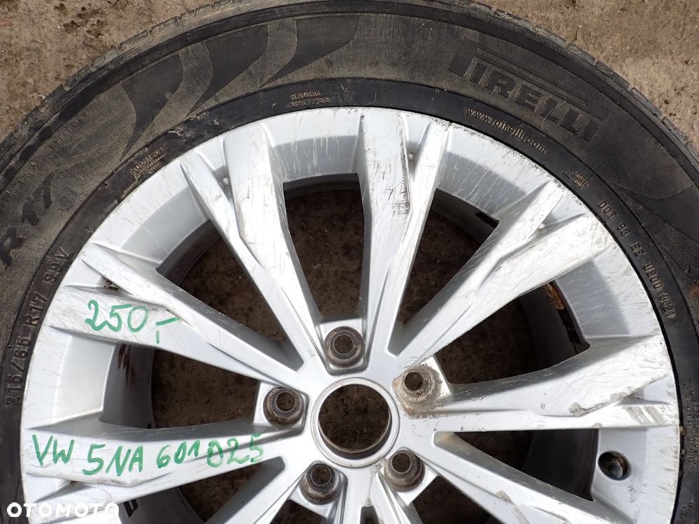 VW TIGUAN II FELGI 5NA601025 215/65 R17 - 5