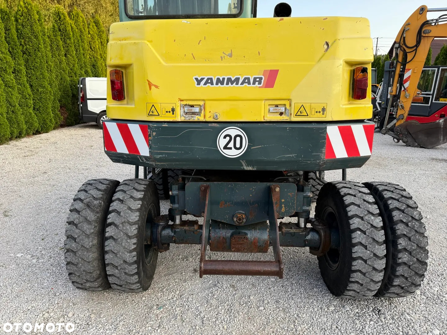 Yanmar B50W KOPARKA KOŁOWA/ 5 TON / MAŁE GABARYTY / BARDZO ZWROTNA / ZADBANA Z NIEMIEC / PIĘKNY STAN / ORYGINAŁ / B 50 W B75 B95 B110 / 70 75 80 90 100 110 / 308 310 / TEREX TW - 21