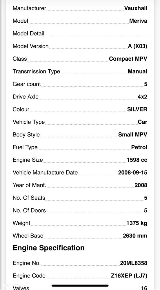 Silnik kompletny 1.6 16V Z16XEP 76kW 105KM OPEL Astra G H Meriva A Zafira B FILM Z PRACY - 10