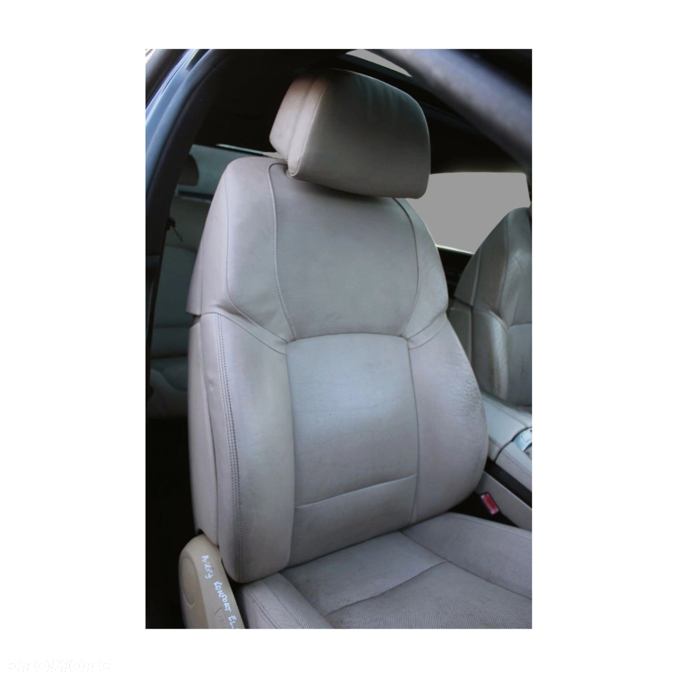 POSZYCIE FOTELA LEWY PRAWY PRZÓD BMW F01 F02 F04 NAPPA OYSTER - 3