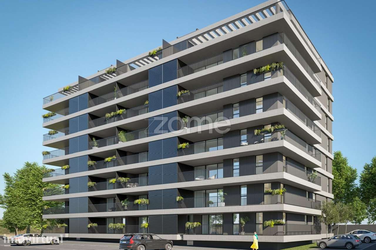 Apartamento T3 Novo de Gaveto com Varanda Generosa e Garagem - Braga - Grande imagem: 4/15