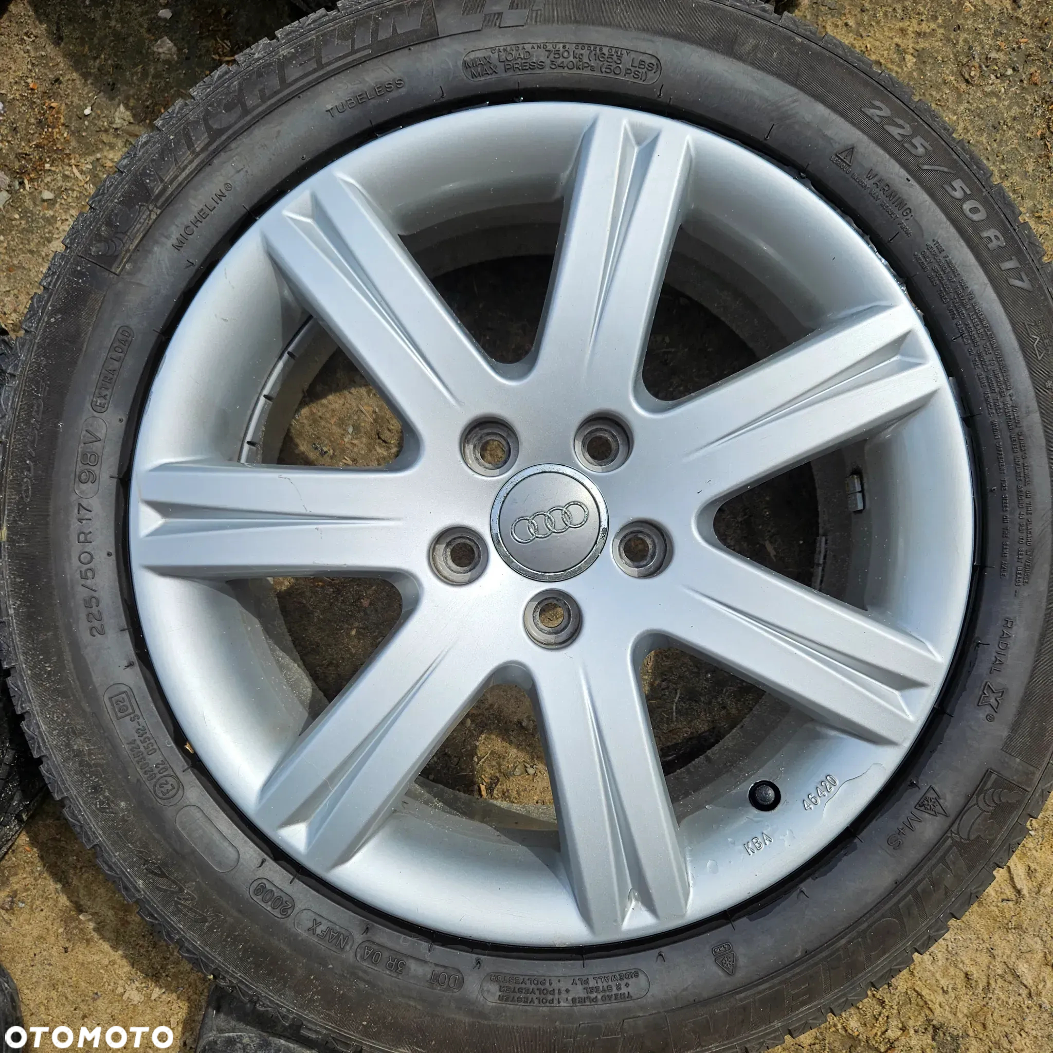 AUDI TT 8J0 FELGI ALUMINIOWE 17 cali 5X112 ET47 8J0071497666 - 4