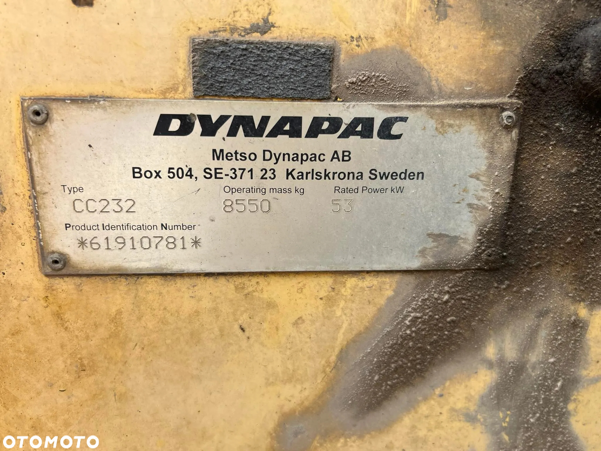 Dynapac CC232 BEBNY DZIELONE , WIBRACJA , TALERZ ODZIELAJACY - 7