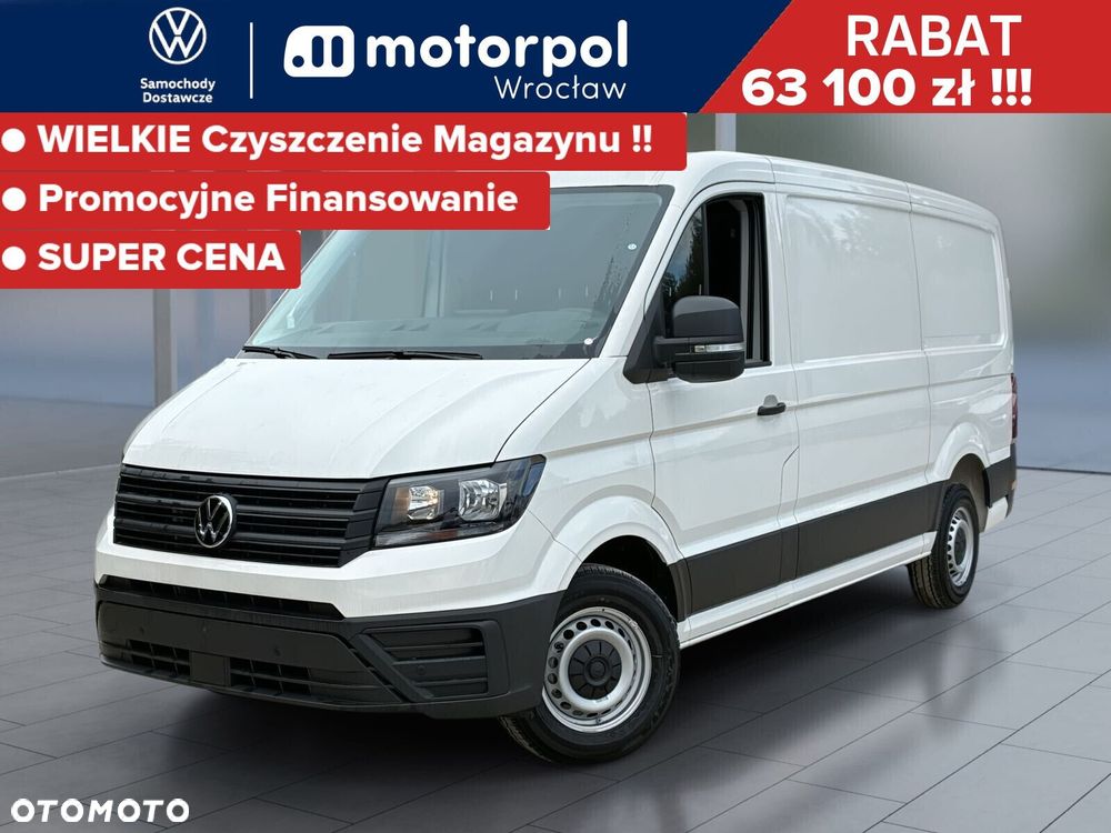 Volkswagen Crafter 35 Furgon L3/H2, 2.0 TDI 140 KM, Niski dach, r.o. 3640mm