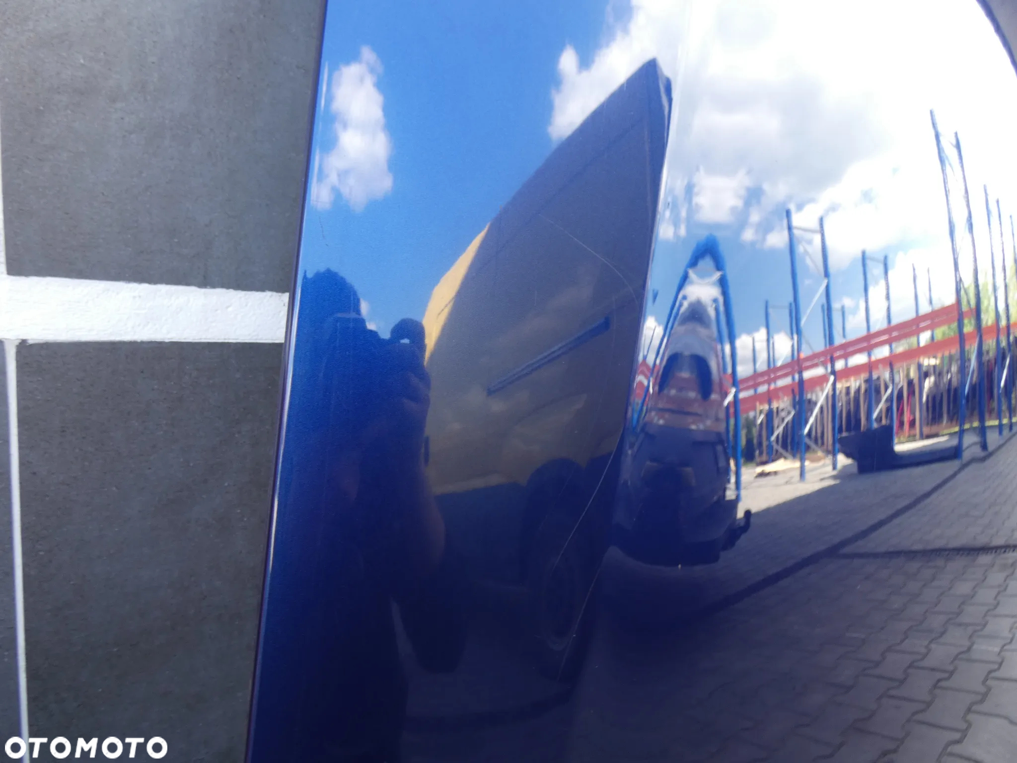 VW PASSAT B6 MASKA PRZÓD PRZEDNIA POKRYWA SILNIKA NIEBIESKA LD5Q GORLICE - 10