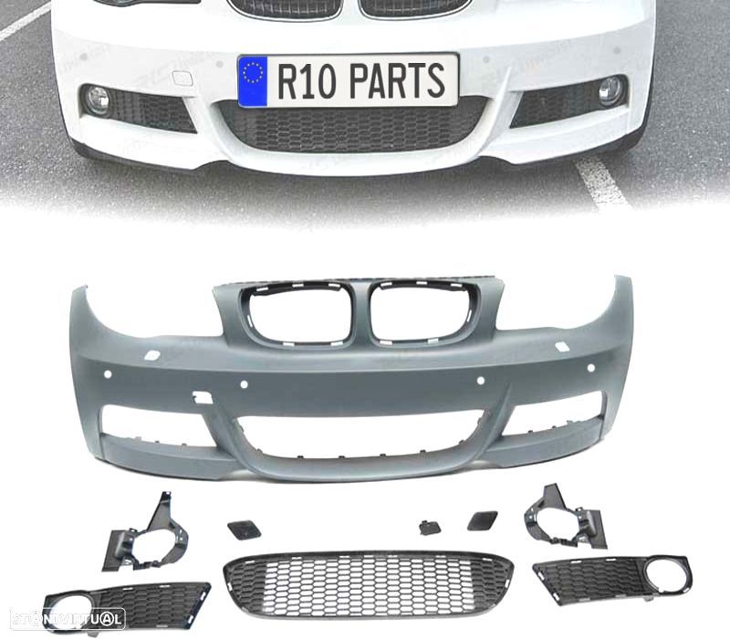 PARA-CHOQUES FRONTAL BMW E81 E82 E87 E88 04-11 LOOK M PDC - 2