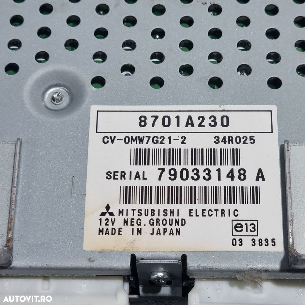 Amplificator audio Mitsubishi Outlander 2009 - 2012 (1411) 8701A230 - 6
