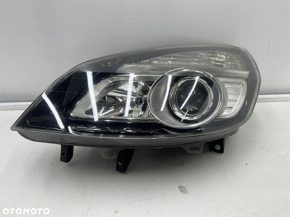 Lampa reflektor Renault Scenic 2 II Lift + Grand 06-09r. lewa przednia EU H7 soczewka lewy przód - 1