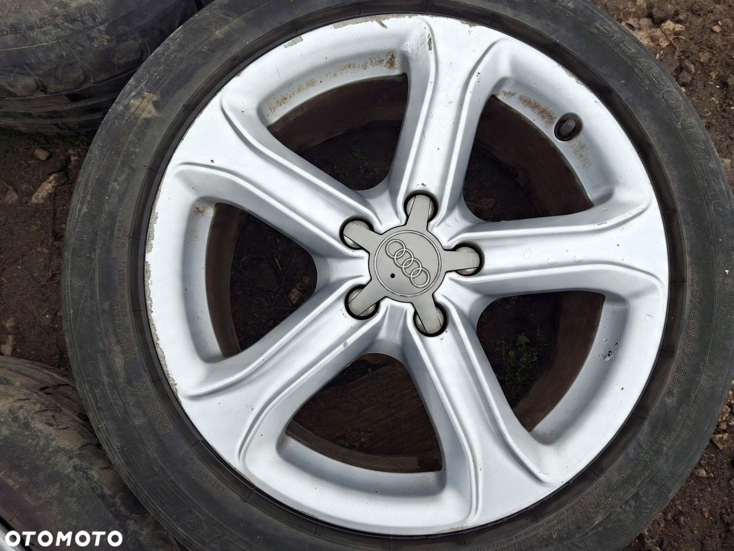AUDI A4 B8 A5 8T KOŁA FELGI ALUMINIOWE 7,5x17 ET45 8K0601025BK - 5