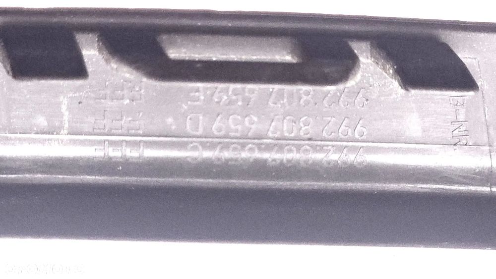 Emblemat Napis Tylnej klapy PORSCHE 911 992 CZARNY I CHROMOWANY 992807659D - 14