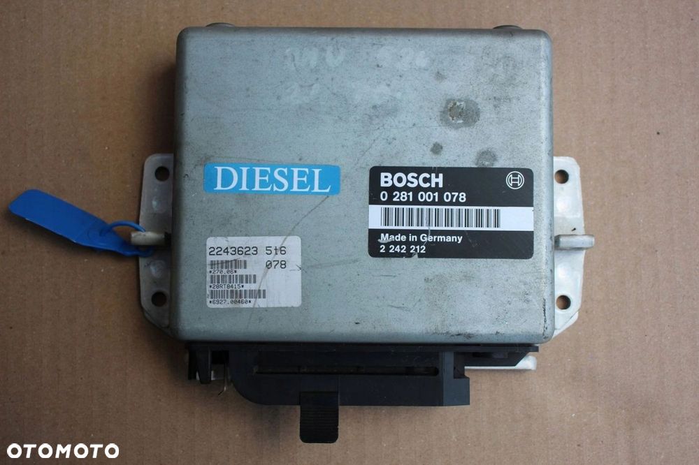 Komputer sterownik silnika BMW e34 2.4TD 524TD 115KM 0281001078 2242212 - 1
