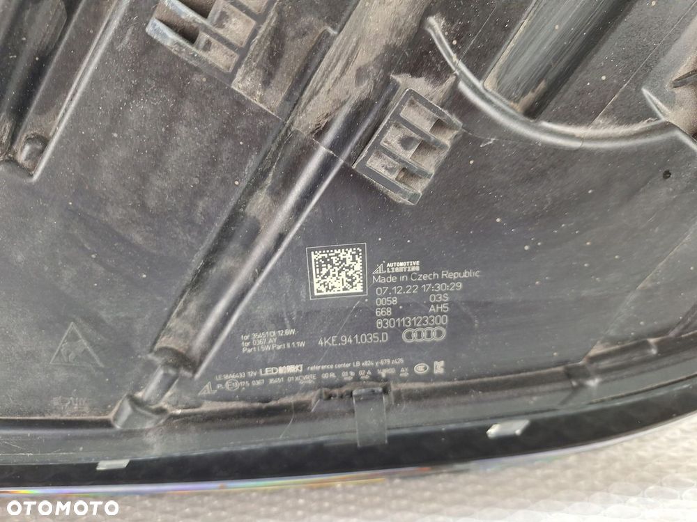 REFLEKTOR AUDI E-TRON / Q8 E-TRON LIFT 2022-2025 LAMPA FULL LED MATRIX OE - 4