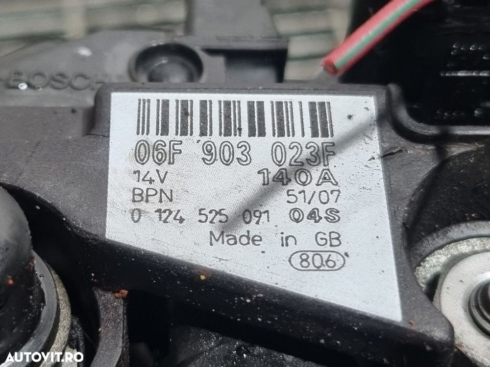 Alternator Mitsubishi Outlander 2.0 D 2009 - 2012 140CP 1968CC BSY Euro4 (1445) Diesel ... - 4