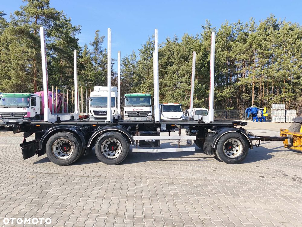 Schmitz Cargobull PAVIC 3 osiowa 2018 rok kłonicowa do drewna lasu drzewa SAF bębny bliźniaki - 24