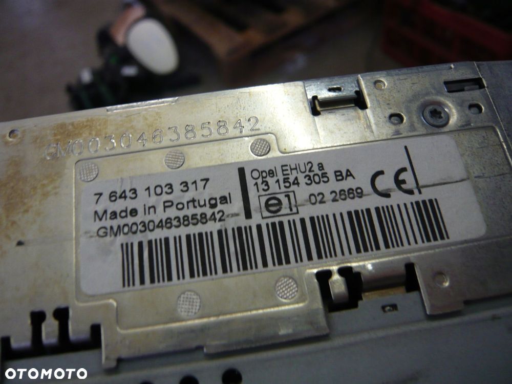 radio cd 13154305 opel astra h - 3