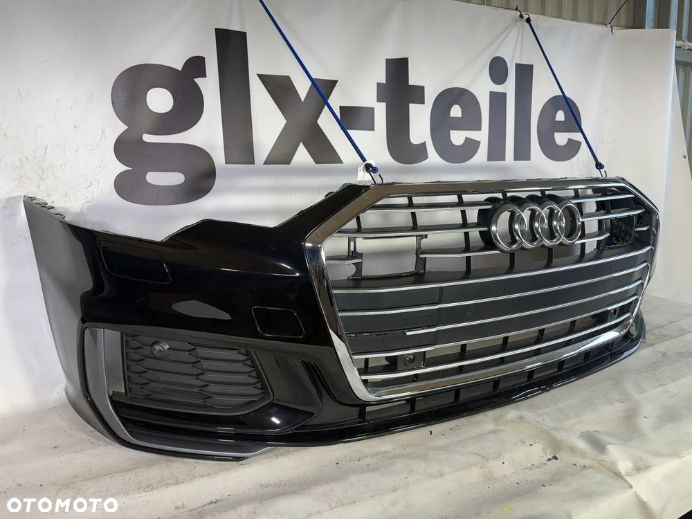Audi A6 C8 S Line Zderzak Przód Przedni 6xPDC Radar Sprysk LY9T 4K0807437C - 4