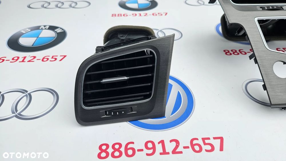 VW Golf 7 VII Kratka nawiewu prawa Dekor listwa Ramka radia 5G0857059 5G1819703C 5G1819743 5G1819704DE - 8