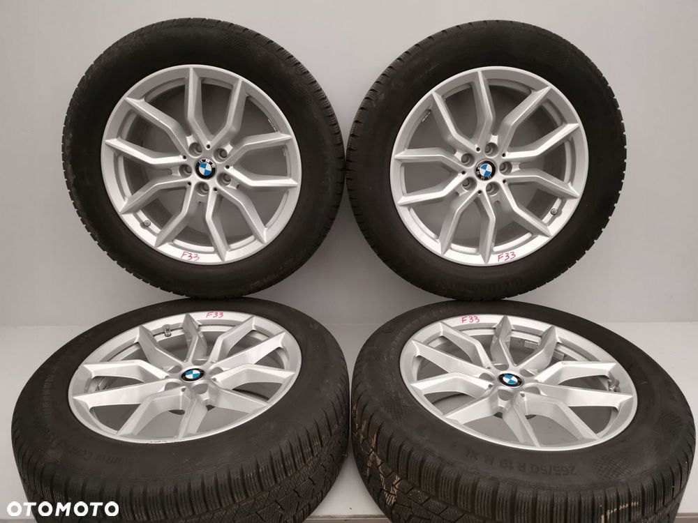 BMW X5 G05 X6 G06 KOLA FELGI ALUFELGI OPONY ZIMA 265/50R19 SUPER STAN 2022R - 1
