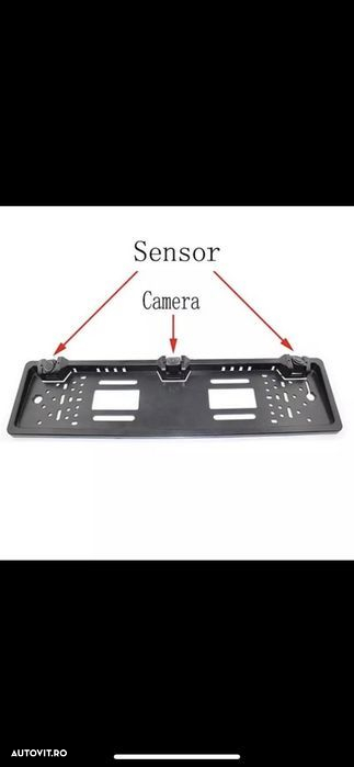 Kit 2 în 1 suport numar cu camera marsarier și 2 senzori de parcare - 5