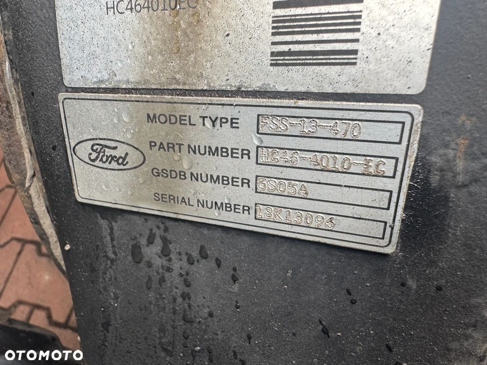 Obudowa Pochwa Mostu FSS-13-470 Ford F-Max 500 Trucks Standard - 2