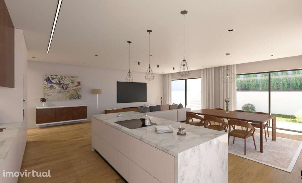 Terreno com projeto aprovado para uma M4 com piscina, Solum - Grande imagem: 5/9