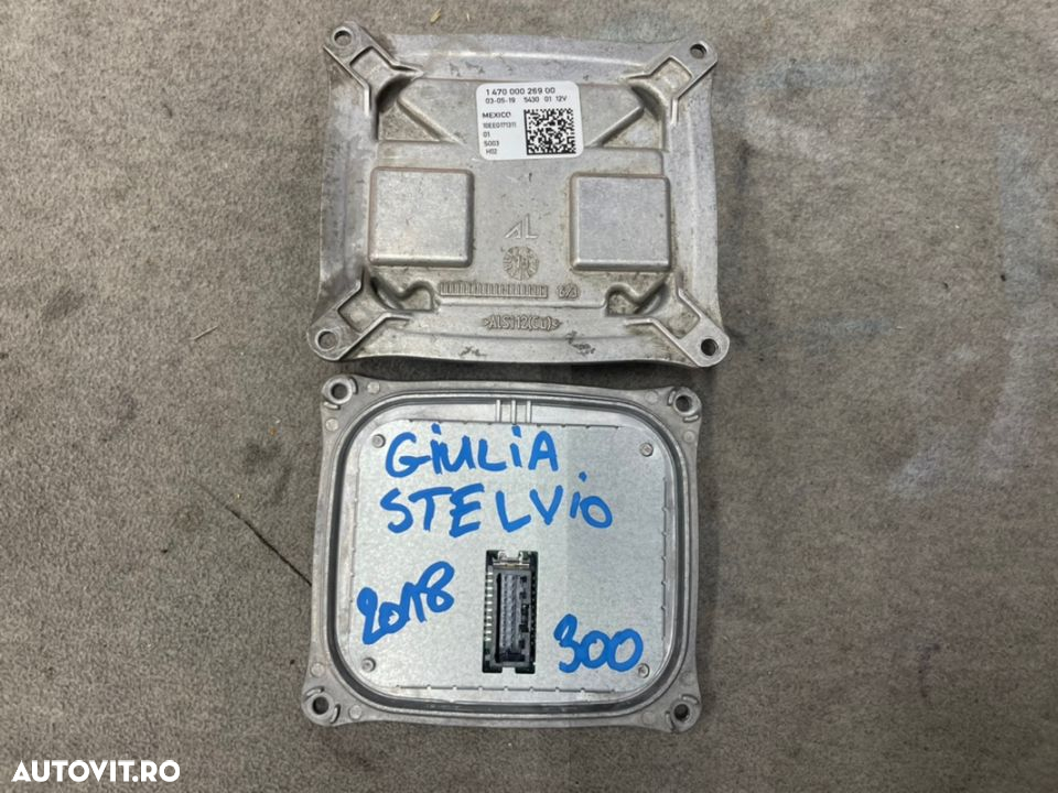 Calculator far, modul, droser xenon,balast ALFA ROMEO GIULIA sau STELVIO an 2018 cod 147000026900 - 2