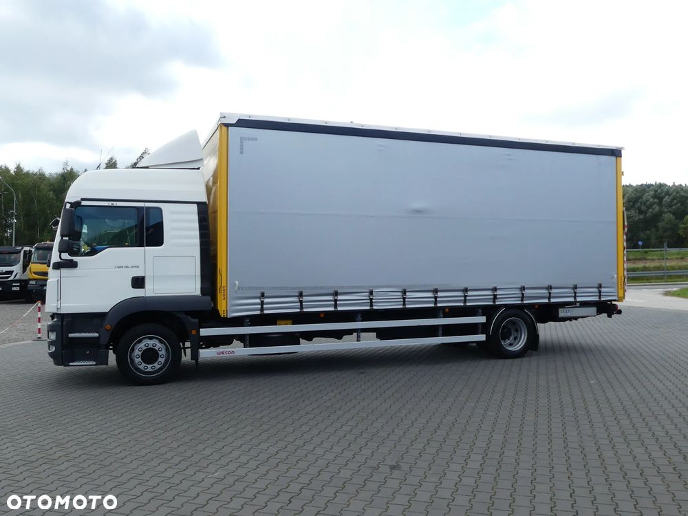 MAN TGM 18.340 / FIRANKA 7.70 + WINDA / ZSUWANY DACH / EURO 6 / - 3