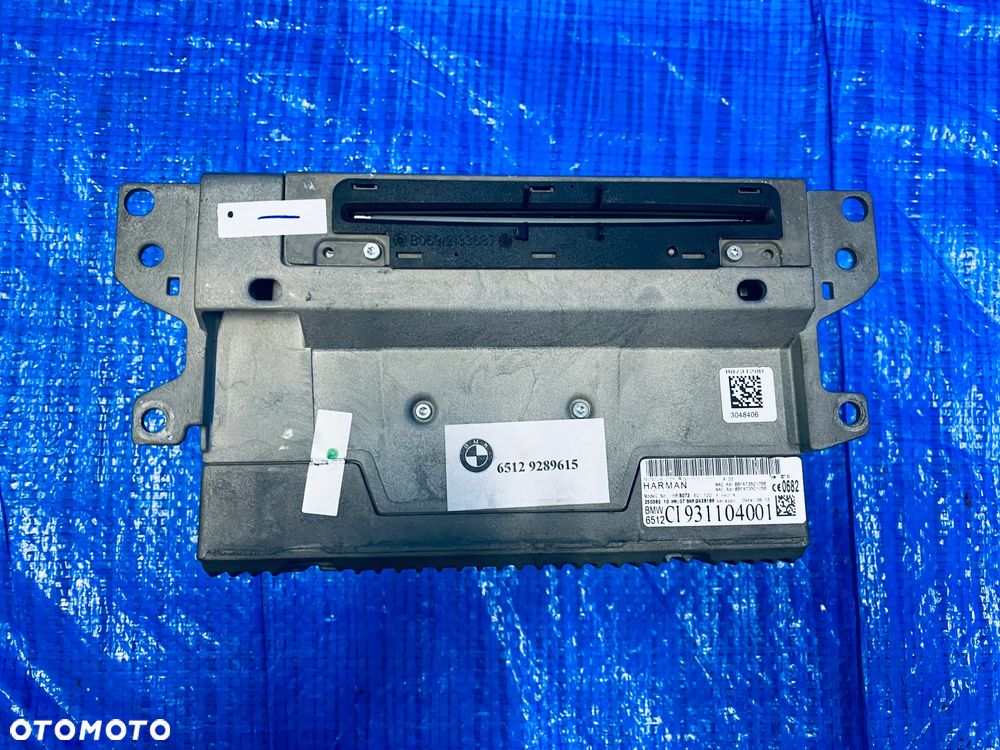 STEROWNIK CZYTNIK RADIA MODUŁ NAWIGACJI RADIO BMW F01 F02 F10 F11 F30 F31 ; 9289615 931104001 9311040 RADIOODTWARZACZ ORYGINAŁ - 7