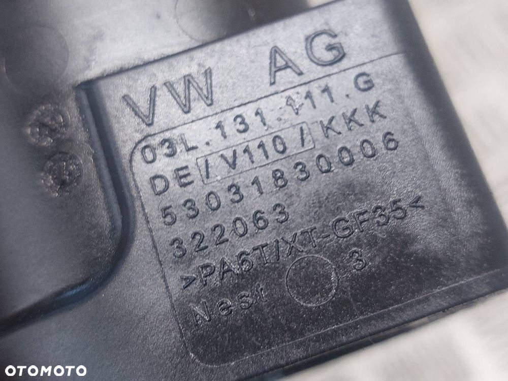 PRZEPŁYWOMIERZ + DOLOT PRZEWÓD RURA AUDI Q5 8R 2.0 TDI 8R0145737H - 4