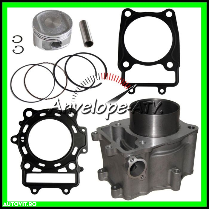 Cilindru CFMOTO 500 X5 600 : Piston CF MOTO + Segmenti + GARNITURI - 4