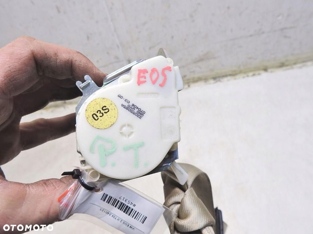 PAS BEZPIECZEŃSTWA PRAWY TYŁ VW EOS 1Q0857806 - 2
