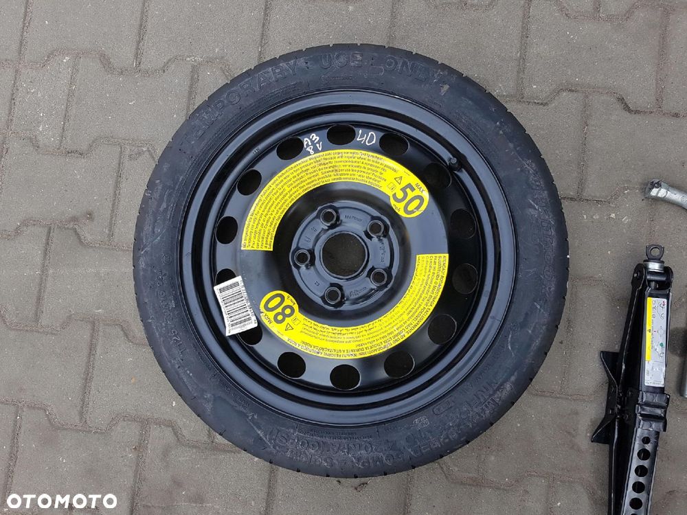 AUDI A3 8V 2012r- GOLF VII 7 LEON III KOŁO DOJAZDOWE 16 5X112 LEWAREK - 3