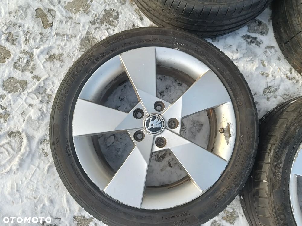 Felgi Aluminiowe 16 Skoda Octavia 3 5x112 ET49 5E0601025D Koła VW Seat Audi 7Jx17H2 - 21