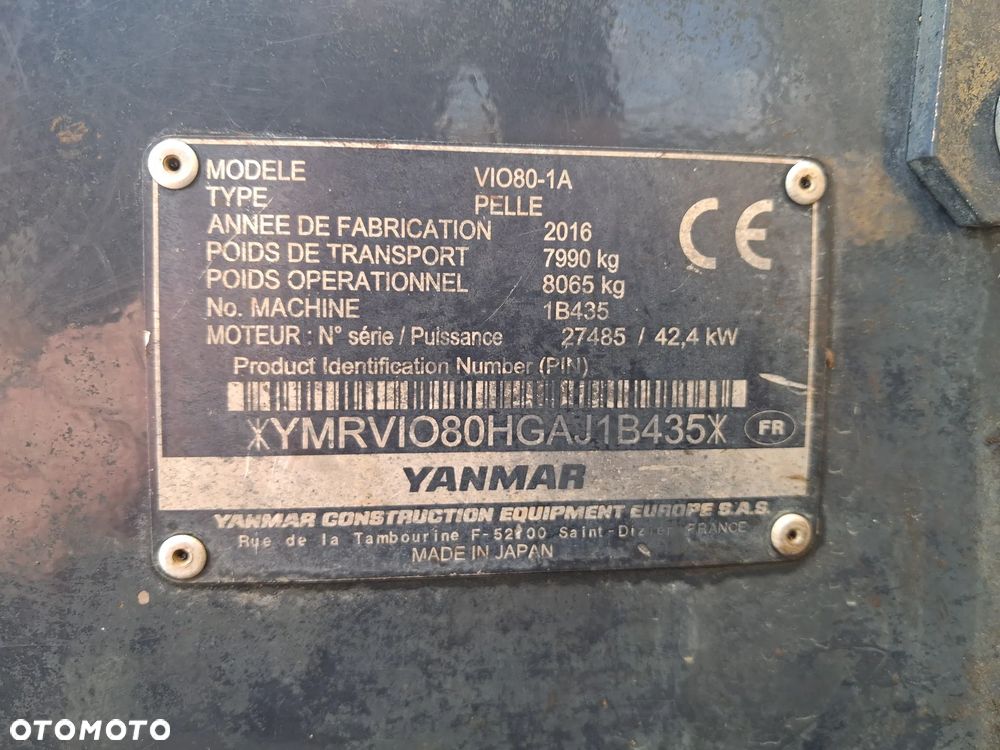Yanmar ViO 80 - 1A - 12