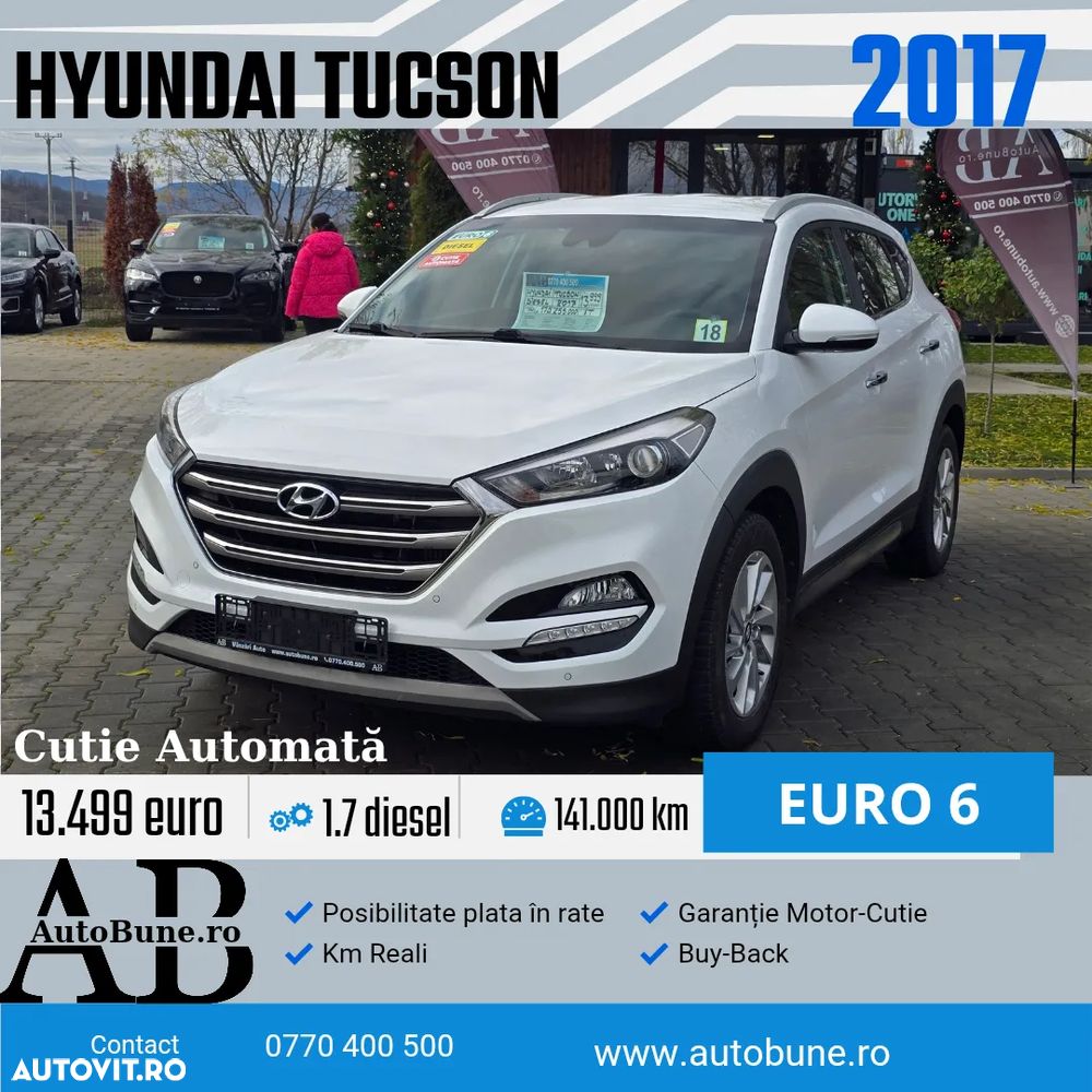 Hyundai Tucson blue 1.7 CRDi 2WD DCT Advantage - 1