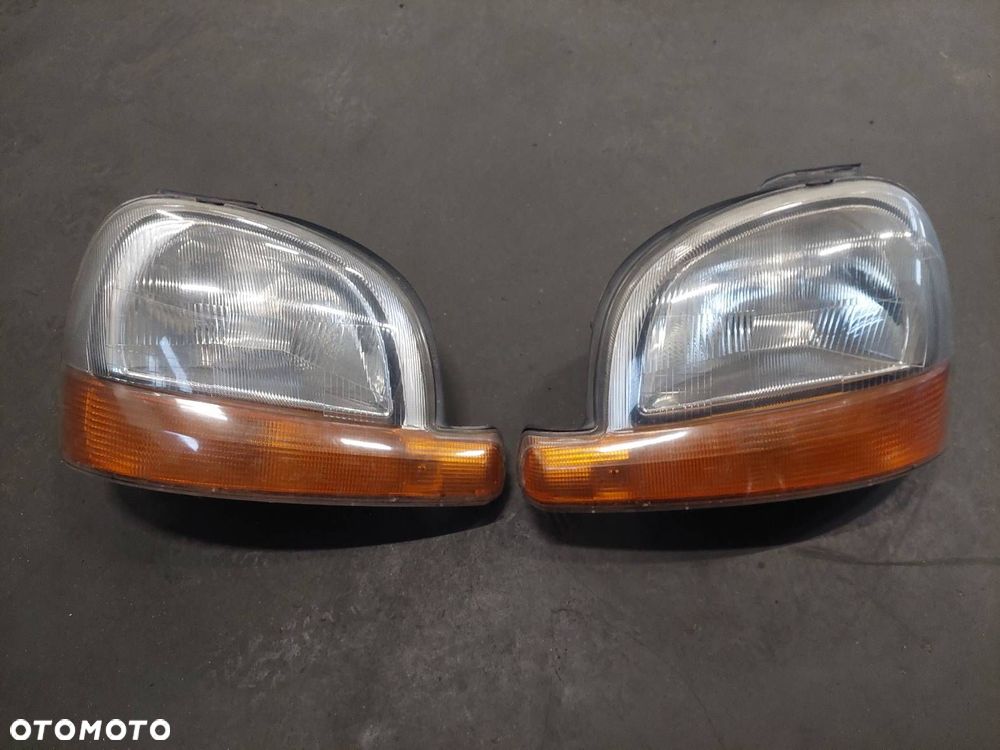 KOMPLETNY PRZÓD MASKA ZDERZAK BŁOTNIKI LAMPY RENAULT KANGOO I NV603 - 3