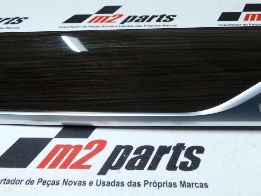 Friso da porta Esquerdo/Trás Seminovo/ Original BMW Série 7 51427400919 - 2