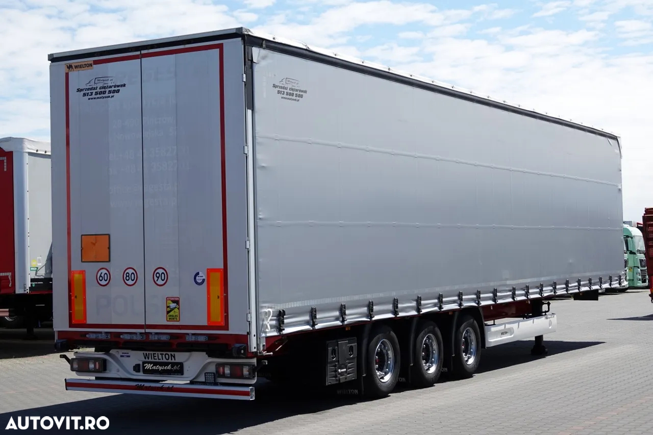 Wielton MEGA CORTINA / MANȘĂ DE OȚEL - 9 M / AXIE DE RIFAT / SAF/ COILMULDA / LOW DECK / 2019R - 8