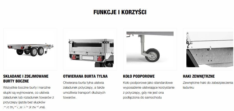 Brenderup PRZYCZEPA 4310 STB 2000KG 309x169x35 cm platforma - 4