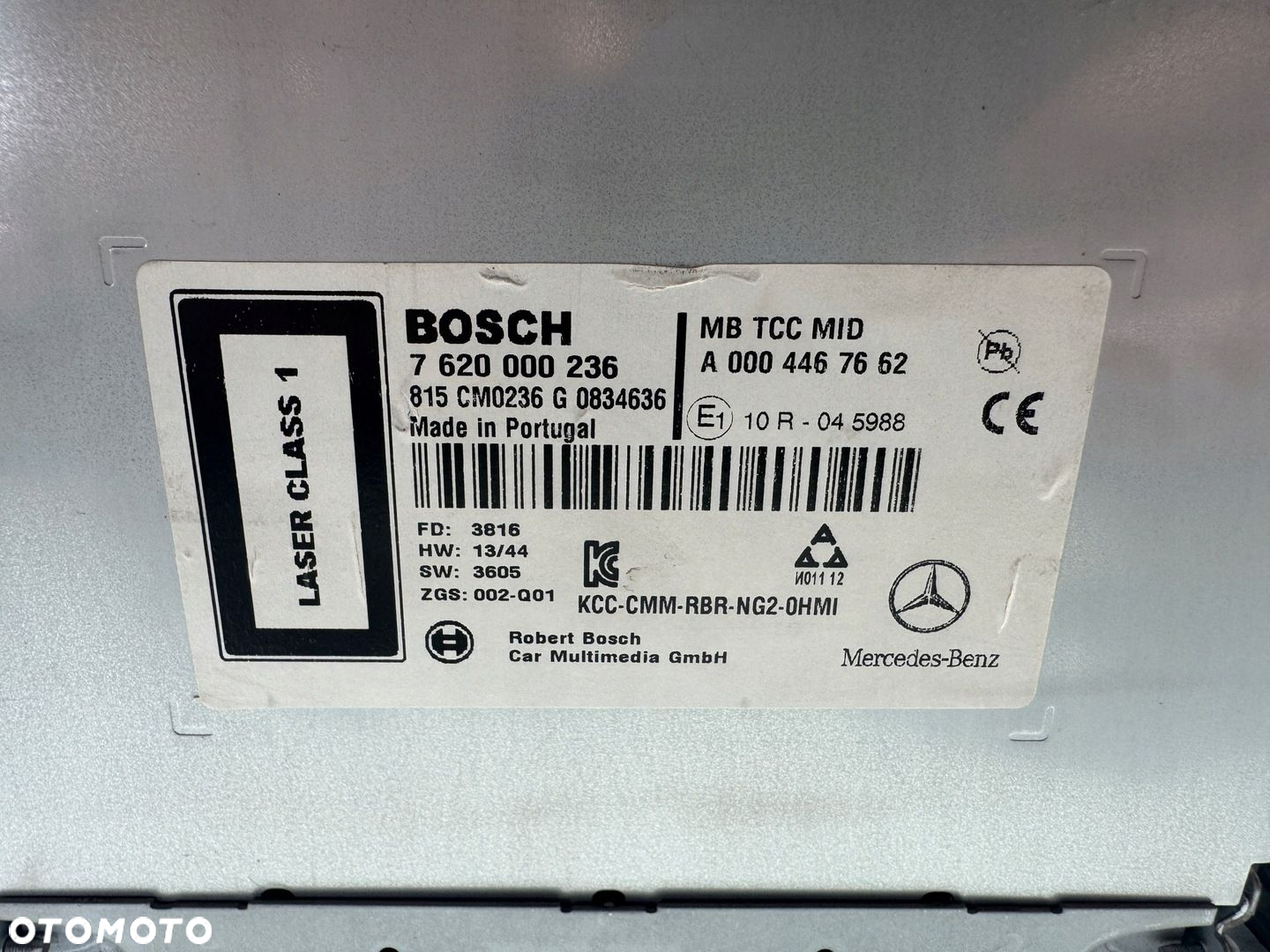 RADIO WYŚWIETLACZ MERCEDES ACTROS MP 4 ANTOS AROCS A0004467662 - 4