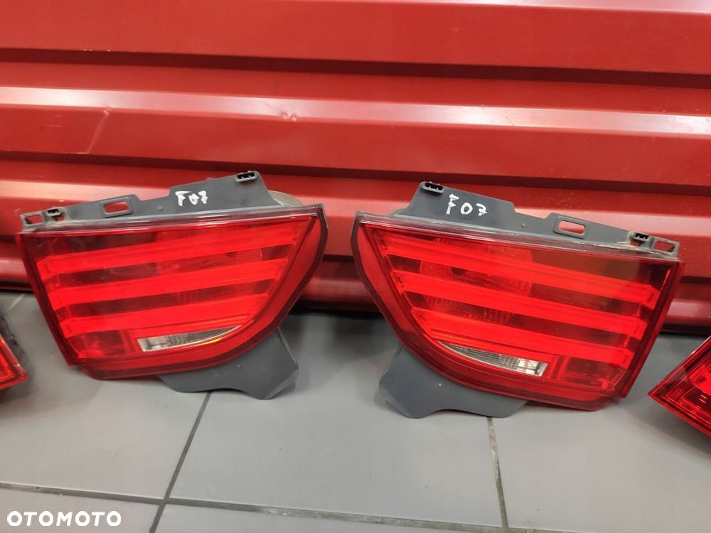 BMW 5 GT F07 LAMPY TYŁ TYLNE W KLAPĘ I W BŁOTNIK EUROPA KPL ORYG - 6